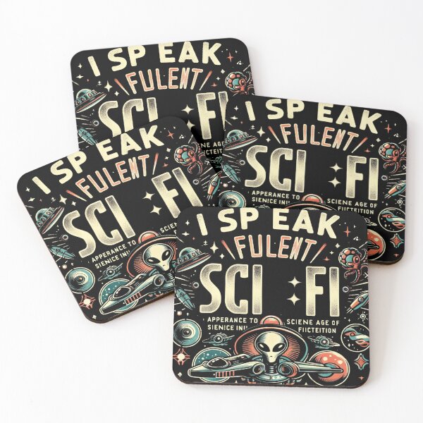 Item preview, Fluent in Sci-Fi: A Galactic Expression Tee designed and sold by Kuki-shop.