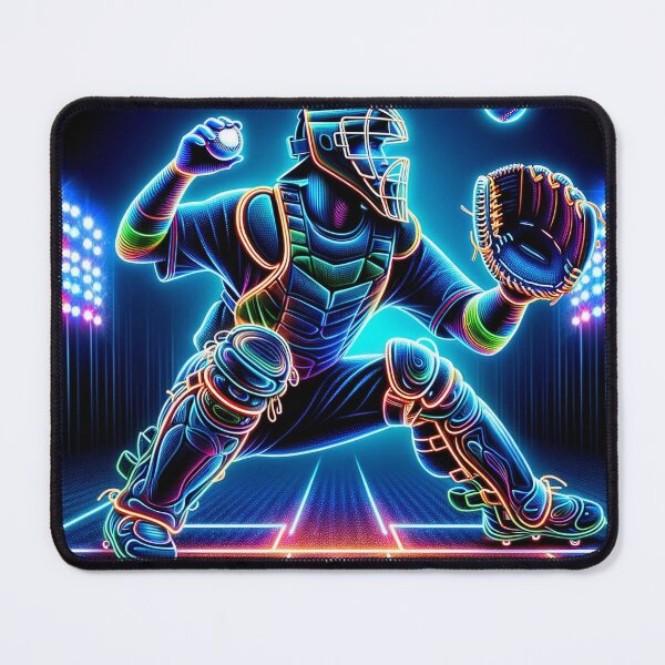 Item preview, Neon Glow Baseball Catcher 2 designed and sold by Urban Cloud Studio.