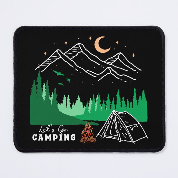 Item preview, Let’s Go Camping designed and sold by ethnicdrawing.