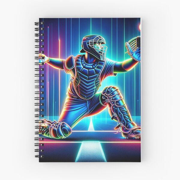 Item preview, Neon Glow Baseball Catcher 3 designed and sold by Urban Cloud Studio.