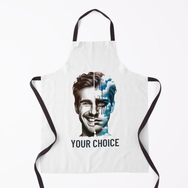 Item preview, Emotional Choice: Happiness or Sadness Artwork designed and sold by BlueGoldArt.