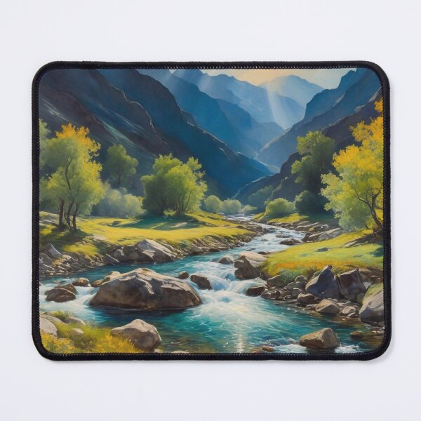Item preview, Mountain stream designed and sold by m-y-A-I-A-R-T-.