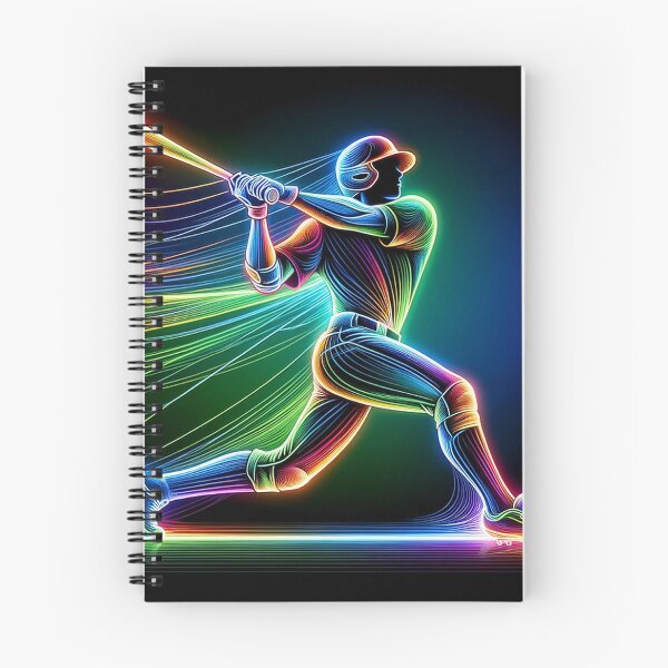 Item preview, Neon Glow Baseball Batter 1 designed and sold by Urban Cloud Studio.