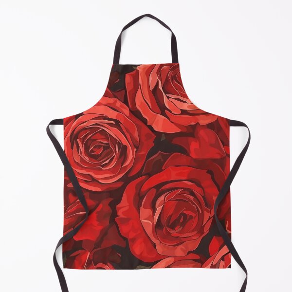 Item preview, Tiled Red Roses Pattern  designed and sold by dcrc.