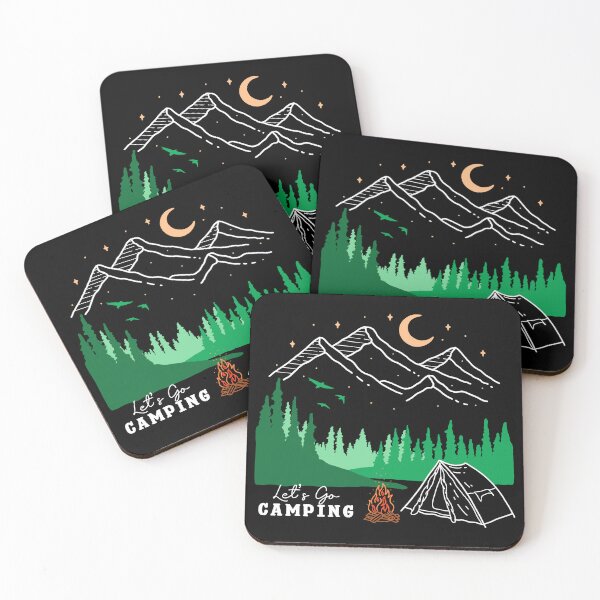 Item preview, Let’s Go Camping designed and sold by ethnicdrawing.