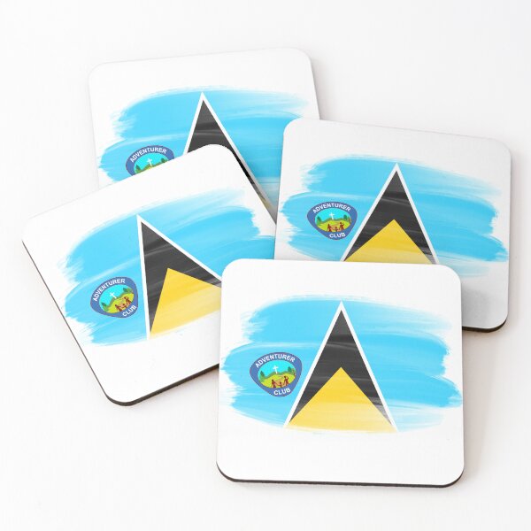 Item preview, St Lucia Adventurer flag designed and sold by Pathfinderhaven.