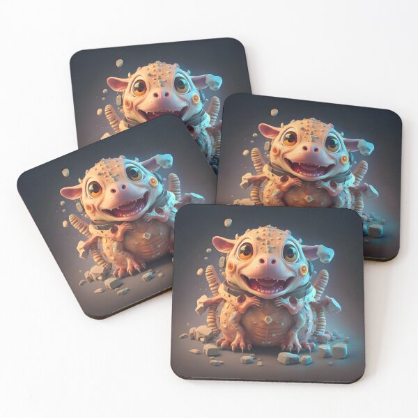 Item preview, funny and cute monster smiles into the frame designed and sold by QuantumAbstract.
