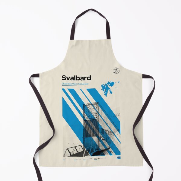 Item preview, Svalbard Global Seed Vault Architecture Vintage Blue designed and sold by mattjsykes.