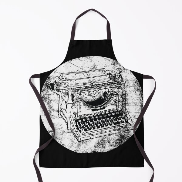 Item preview, VINTAGE DISTRESSED MANUAL TYPEWRITER WHITE designed and sold by Marni Scofidio Desi9ns.