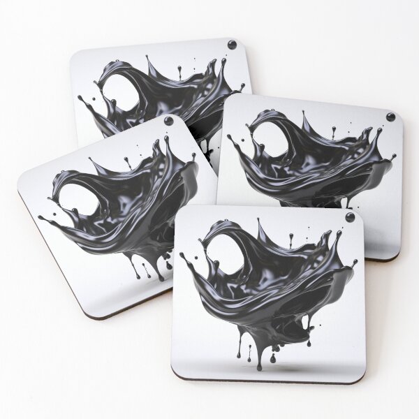 Item preview, Black splash blob designed and sold by Hollanding.
