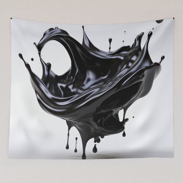 Item preview, Black splash blob designed and sold by Hollanding.