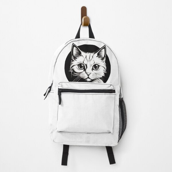 Item preview, Cute geeky minimalist cat head designed and sold by Reichcorp.