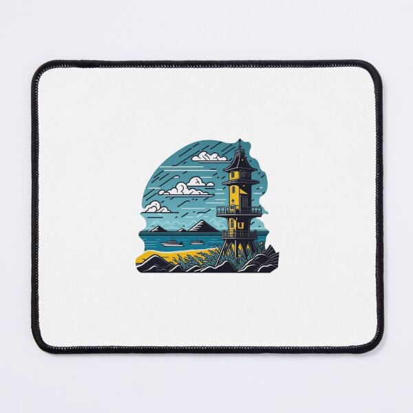 Item preview, Seafaring Watchtower Lighthouse designed and sold by Daniel Haddad.