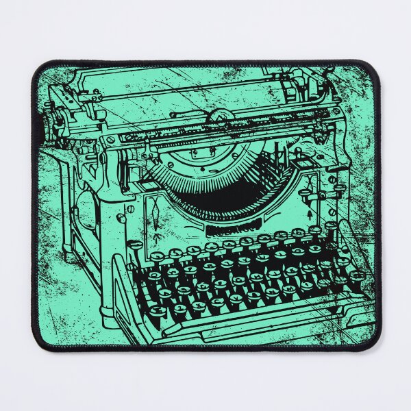 Item preview, VINTAGE DISTRESSED MANUAL TYPEWRITER MINT designed and sold by Marni Scofidio Desi9ns.