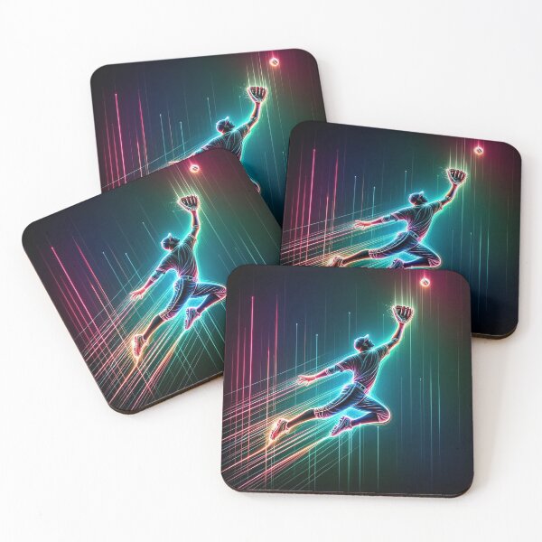 Item preview, Neon Glow Baseball Fielding 4 designed and sold by Urban Cloud Studio.