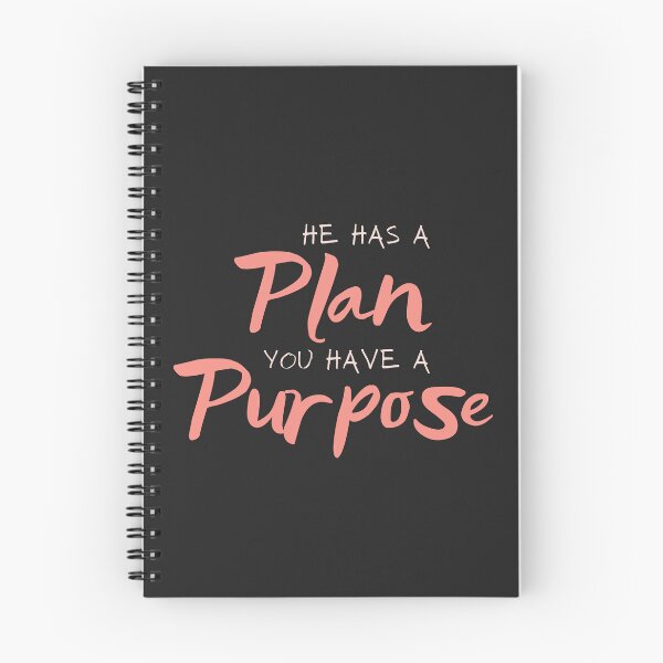 Item preview, He has a Plan, You have a Purpose designed and sold by GoldenPearPress.