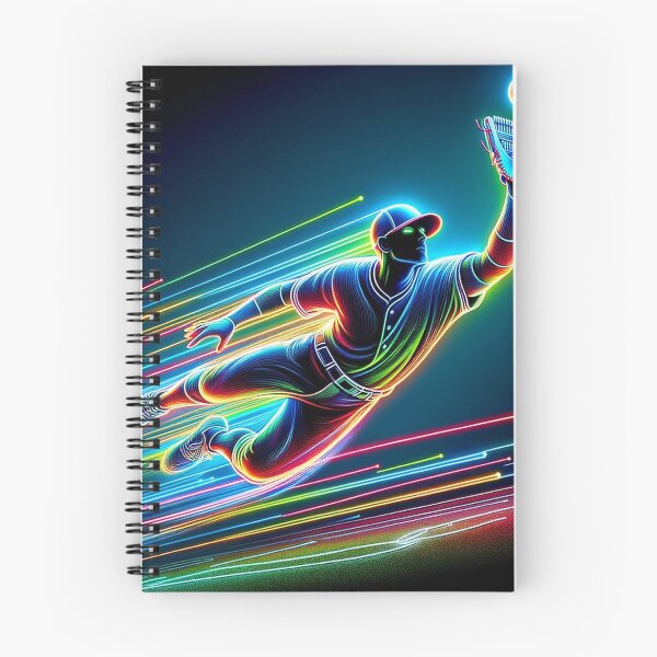 Item preview, Neon Glow Baseball Fielding 6 designed and sold by Urban Cloud Studio.