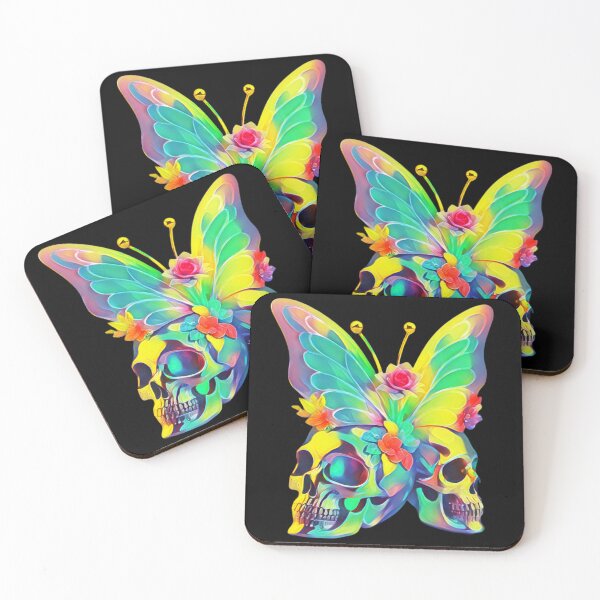 Item preview, Butterfly skulls  designed and sold by Finally Awake.