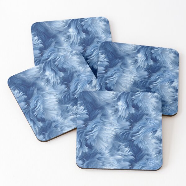 Item preview, Serene Sapphire Swirls Abstract Art designed and sold by Sir Meow Meow.