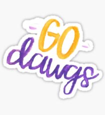 Go Dawgs (University of Washington) Sticker