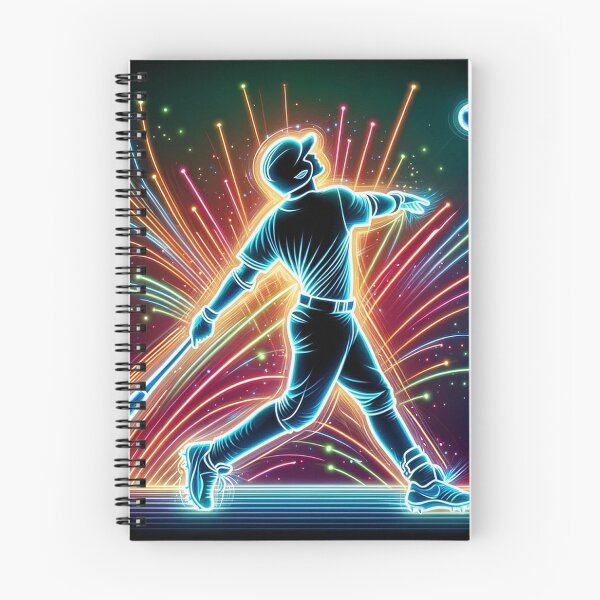 Item preview, Neon Glow Baseball Homerun 2 designed and sold by Urban Cloud Studio.