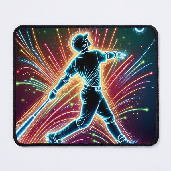 Item preview, Neon Glow Baseball Homerun 2 designed and sold by Urban Cloud Studio.