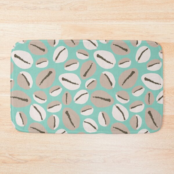 Item preview, Coastal Seashells Duck Egg Blue Pattern designed and sold by HotHibiscus.