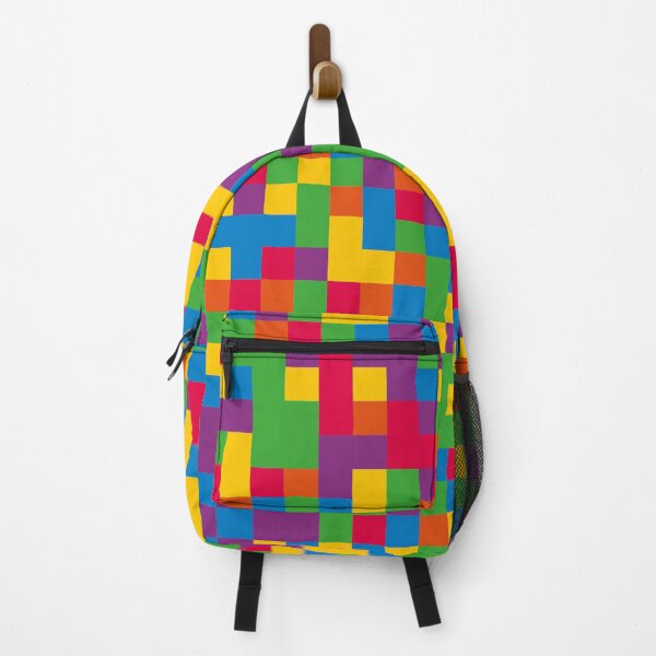 Item preview, Crayon Colours Square Pixel Pattern designed and sold by Phil Tessier Too.