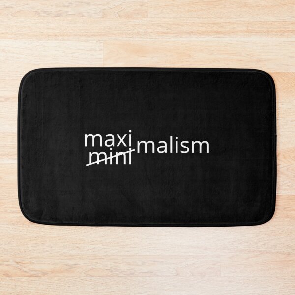 Item preview, minimalism maximalism - simple text designed and sold by coolvibes-shop.
