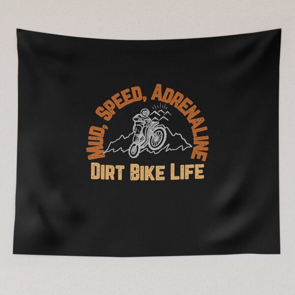 Item preview, Mudd Speed Adrenaline Dirt Bike Life Dirtbike Racing Motocross Motorcycle Motorbike Fast Racer designed and sold by CarantinedChaos.