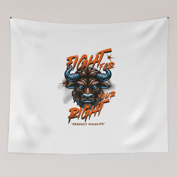 Item preview, Fight for your right respect wildlife Goat. designed and sold by INKNIK.