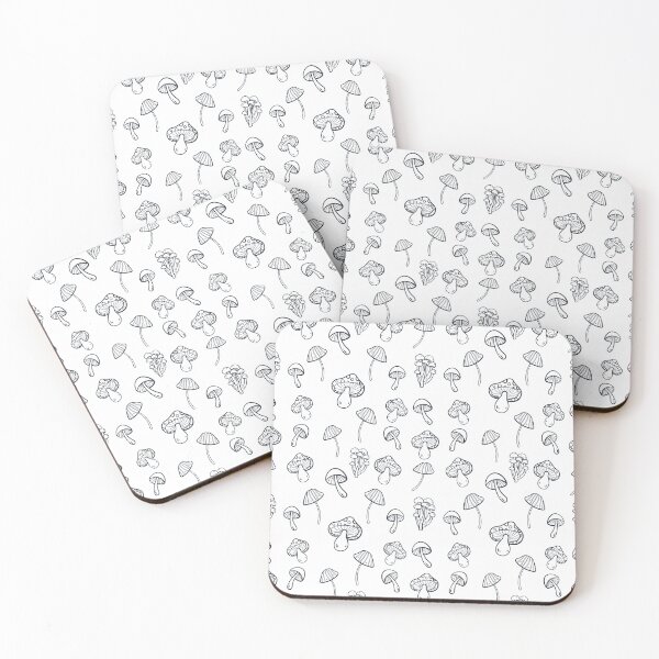 Item preview, Mushroom Pattern designed and sold by InfiniteSticker.