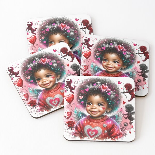 Item preview, Heartwarming Greetings: Beautiful Afro Girl's Smile designed and sold by digimart.