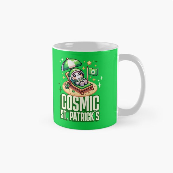 Item preview, Kawaii Happy St Patricks Day, Saint Patrick´s Astronaut Cosmic Celebration designed and sold by DAMOTAmagazine.