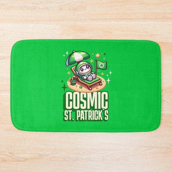 Item preview, Kawaii Happy St Patricks Day, Saint Patrick´s Astronaut Cosmic Celebration designed and sold by DAMOTAmagazine.