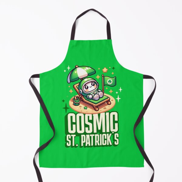 Item preview, Kawaii Happy St Patricks Day, Saint Patrick´s Astronaut Cosmic Celebration designed and sold by DAMOTAmagazine.