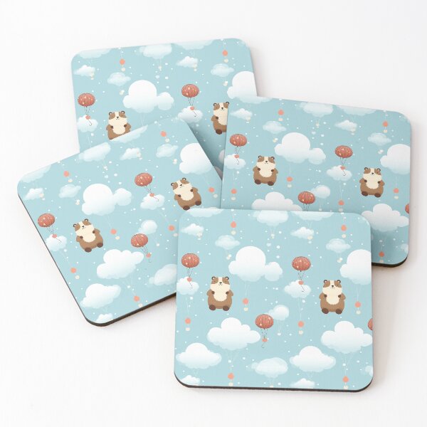 Item preview, cute bear are in a cloud pattern designed and sold by TrPatternLab.