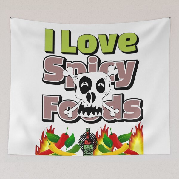 Item preview, I Love Spicy Foods designed and sold by Nas-T-Shirt-Co.