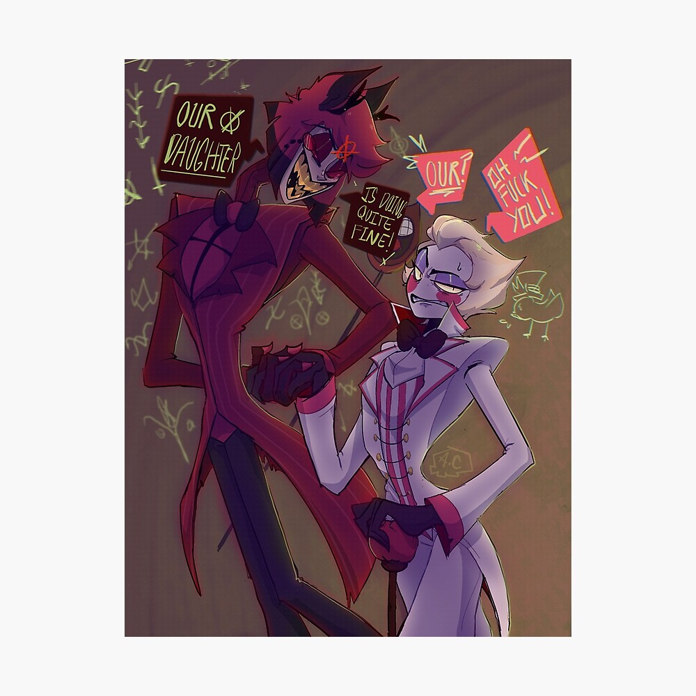 Alastor and Lucifer - Radioapple (By ewpossum) 