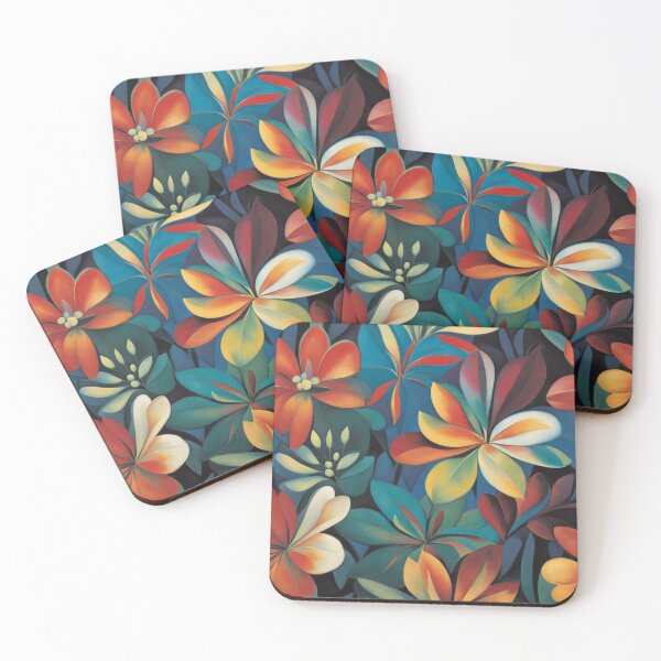Item preview, Vibrant Flora Design designed and sold by Owl-o-the-wisp.