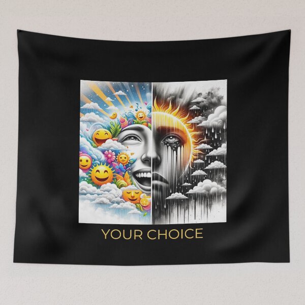 Item preview, Worlds of Emotion: The Duality of Joy and Sorrow designed and sold by BlueGoldArt.