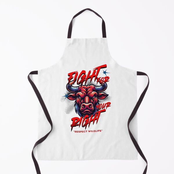 Item preview, Fight for your right respect wildlife Bull. designed and sold by INKNIK.