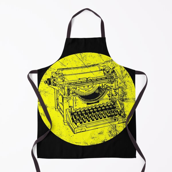 Item preview, Copy of VINTAGE DISTRESSED MANUAL TYPEWRITER YELLOW designed and sold by Marni Scofidio Desi9ns.