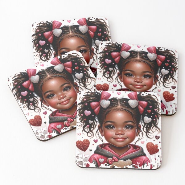 Item preview, Smiles of Love: Delightful Afro Girl designed and sold by digimart.