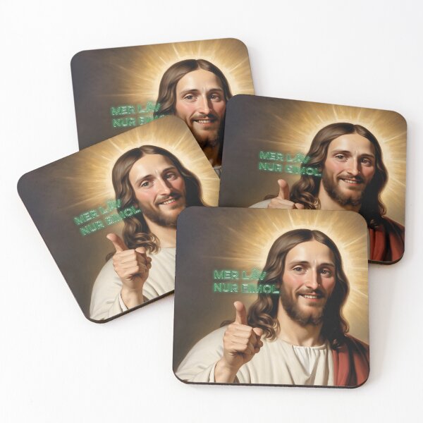Item preview, Happy Cologne Jesus philosophy of life: Mer läv just eimol designed and sold by Wolfsee.