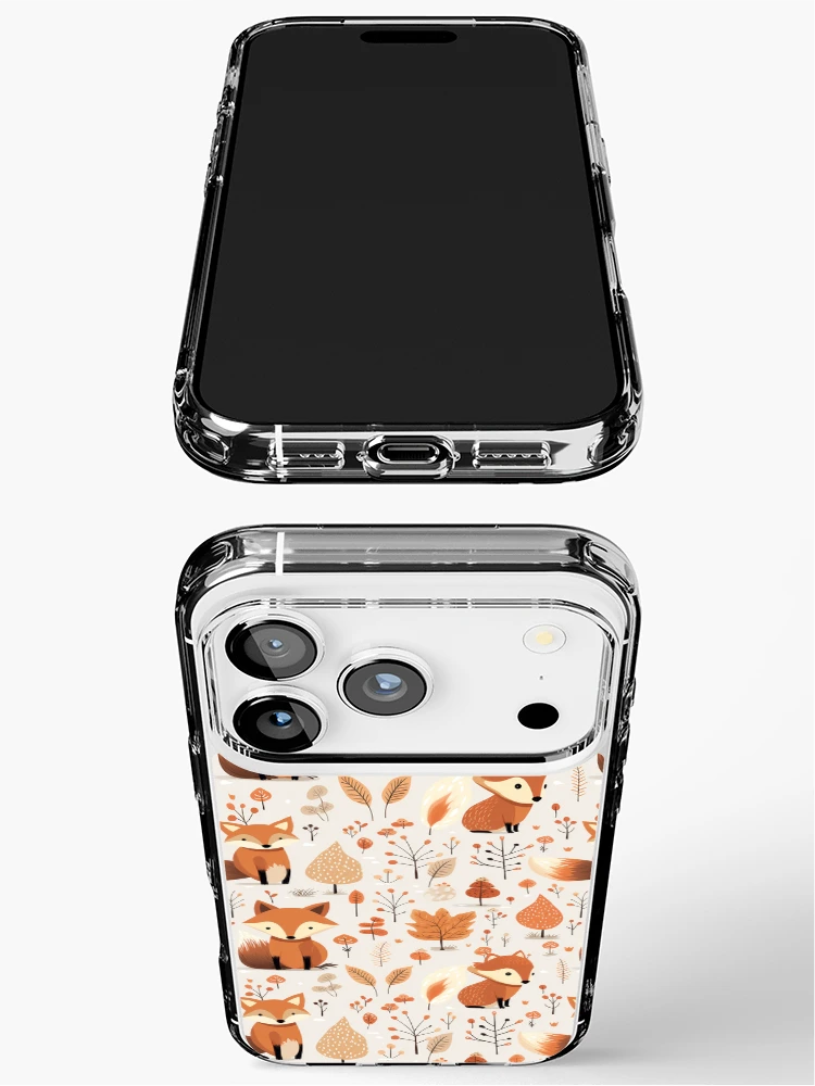 Thumbnail 3 of 5, iPhone Case, Cute fox pattern designed and sold by TrPatternLab.