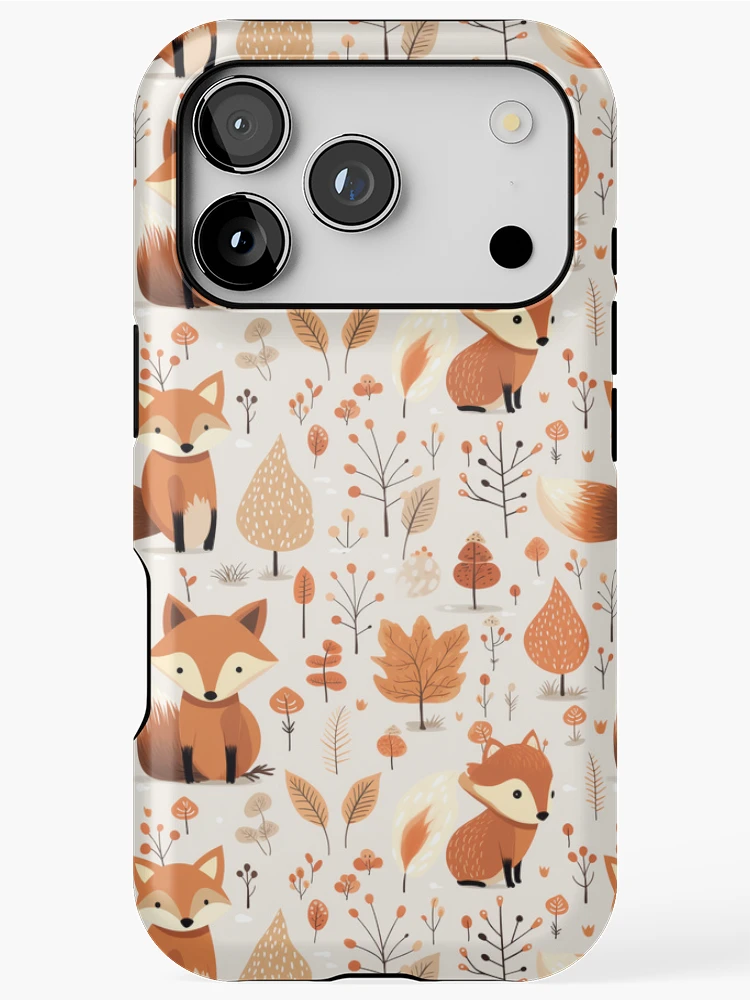 Thumbnail 1 of 4, iPhone Case, Cute fox pattern designed and sold by TrPatternLab.