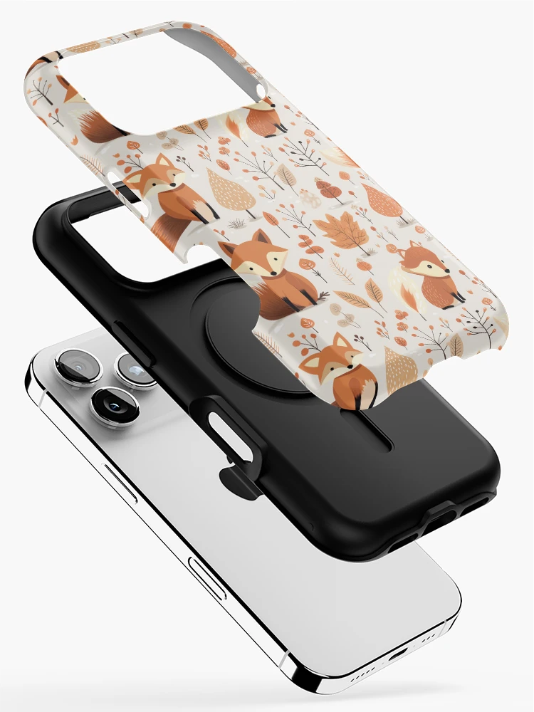 Thumbnail 2 of 4, iPhone Case, Cute fox pattern designed and sold by TrPatternLab.