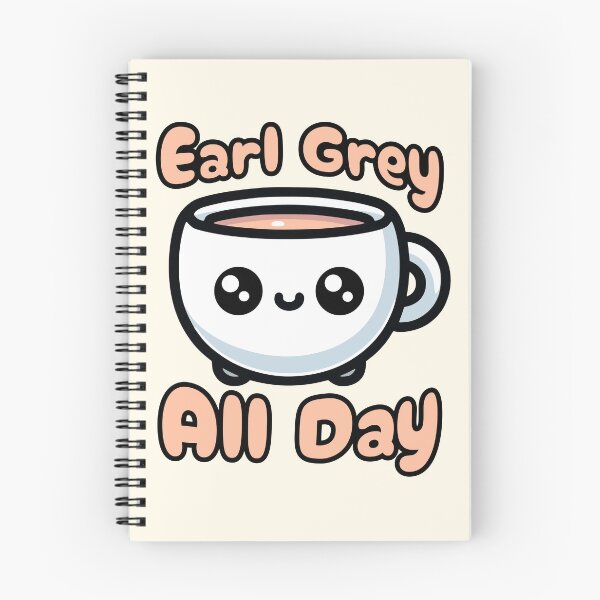 Item preview, Earl Grey All day! Cute Tea Cup Cartoon designed and sold by PMCreative.