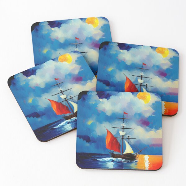 Item preview, Boat in the Night designed and sold by Blok45.